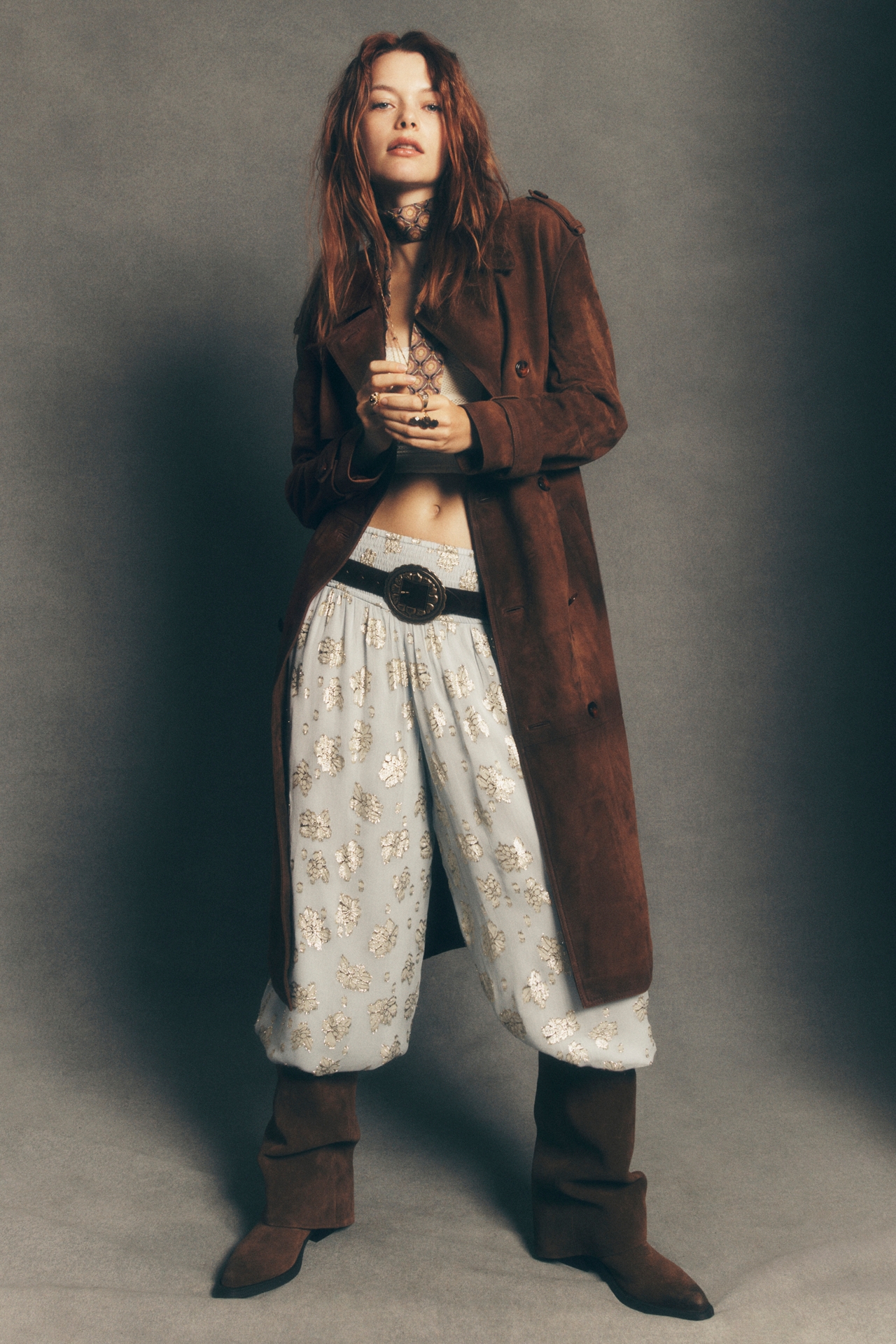 By Anthropologie Deco Metallic Balloon Pants