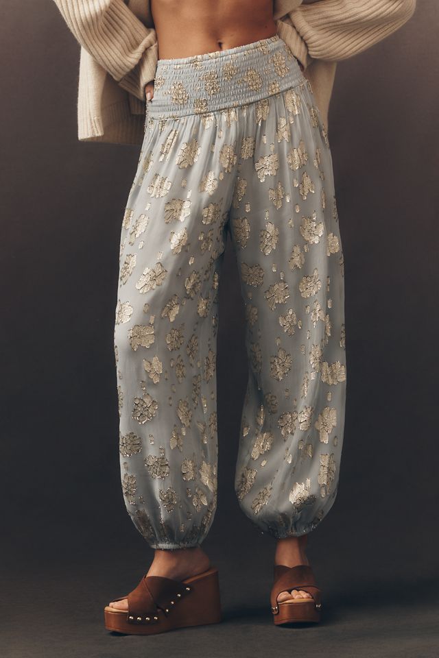 By Anthropologie Deco Metallic Balloon Pants #2