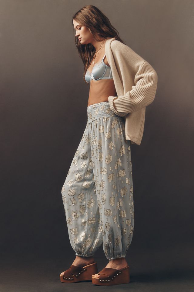 By Anthropologie Deco Metallic Balloon Pants #3