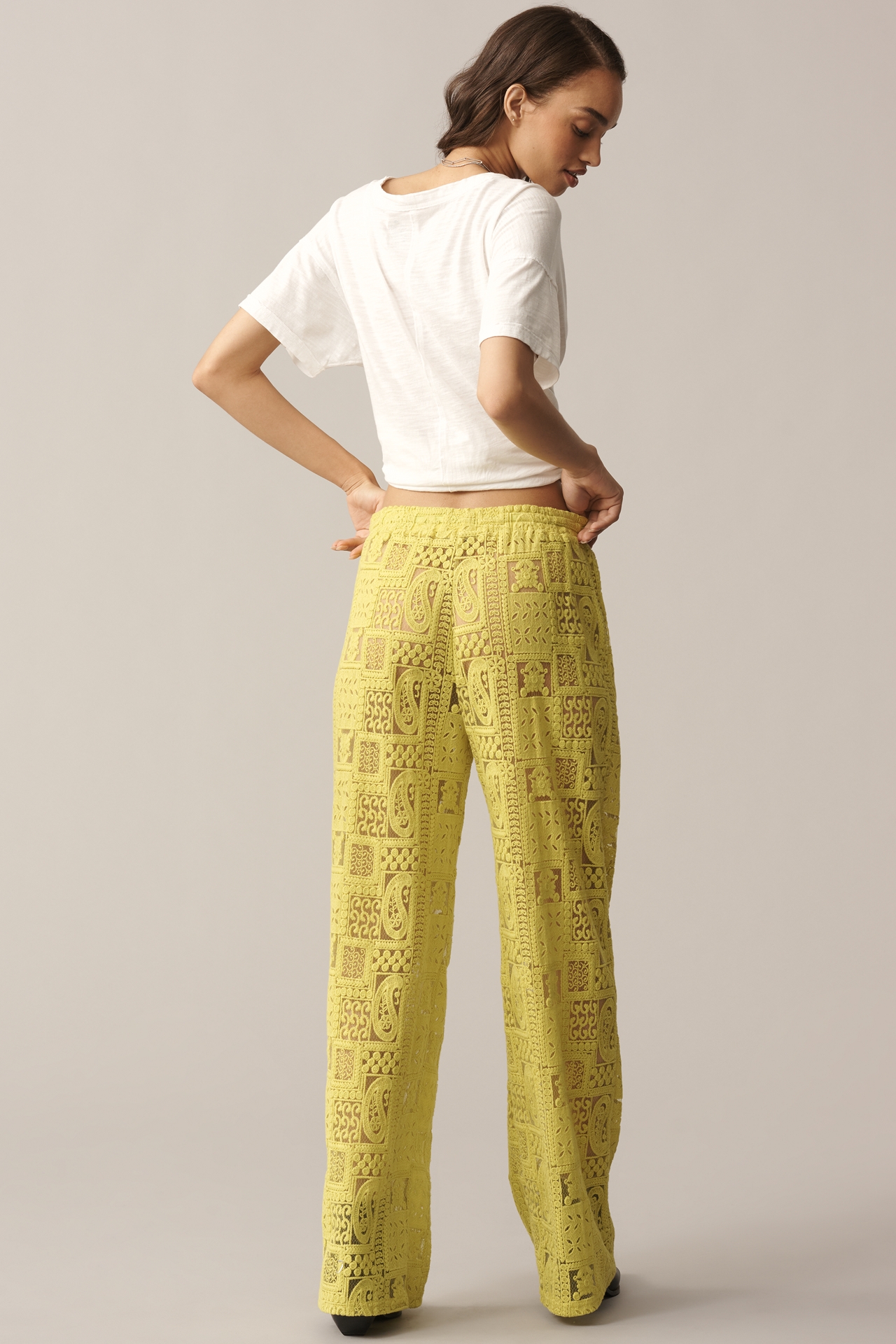 BLITHE Lace Pull-on Pants