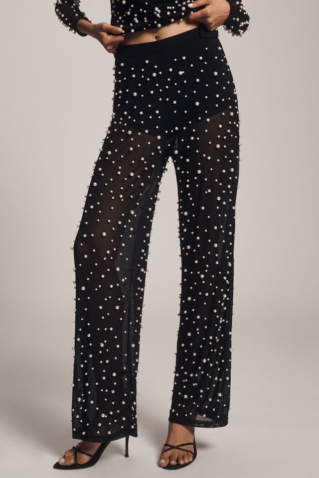 BLITHE Mesh Pearl Pants #2