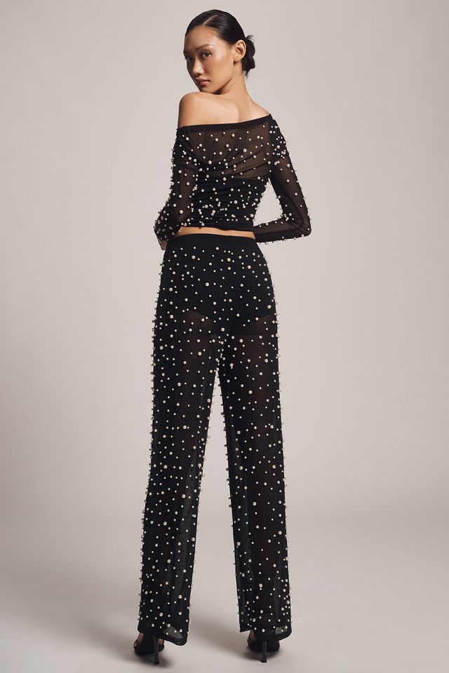 BLITHE Mesh Pearl Pants #3
