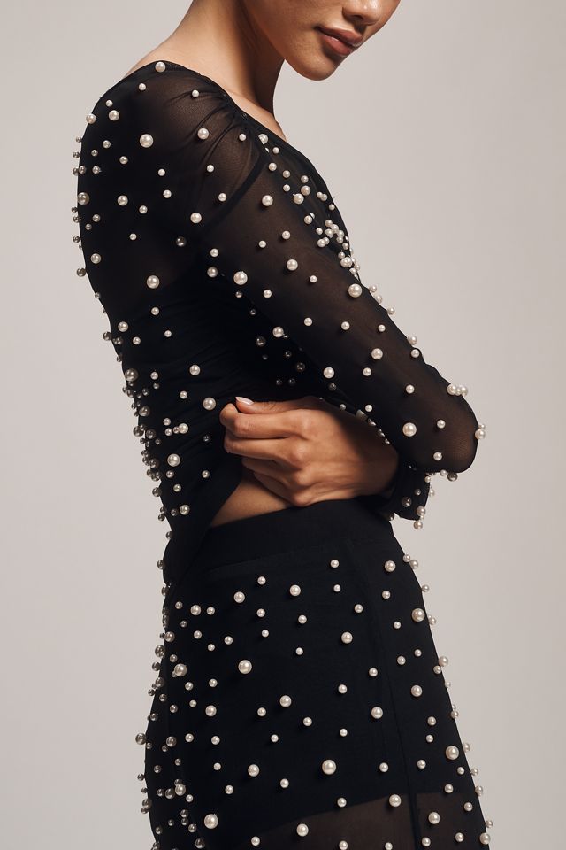 BLITHE Mesh Pearl Pants #4