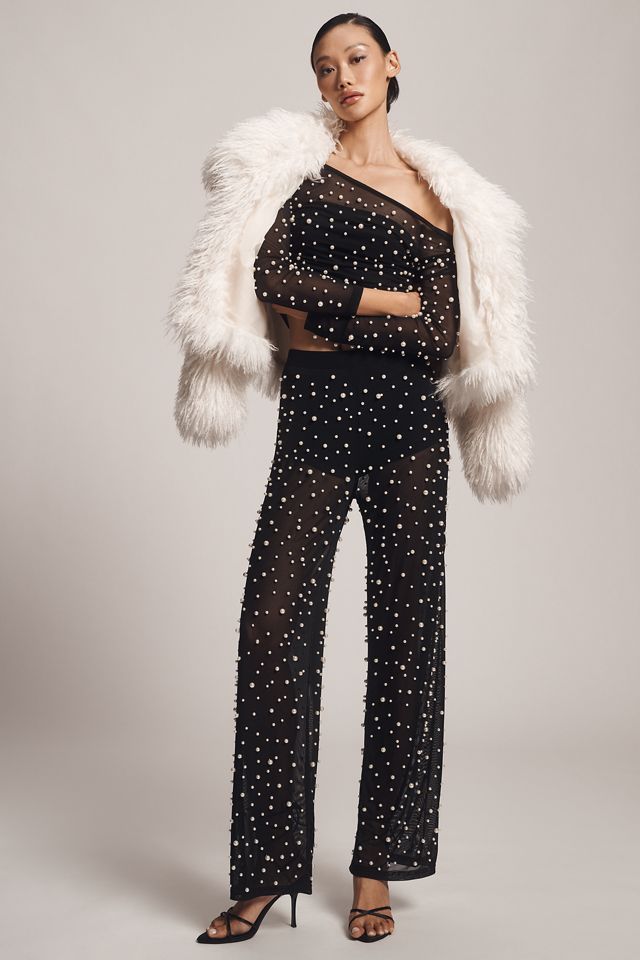 BLITHE Mesh Pearl Pants #1