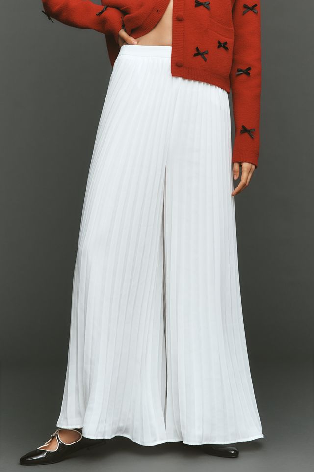 BLITHE Pleated Wide-Leg Pants #1