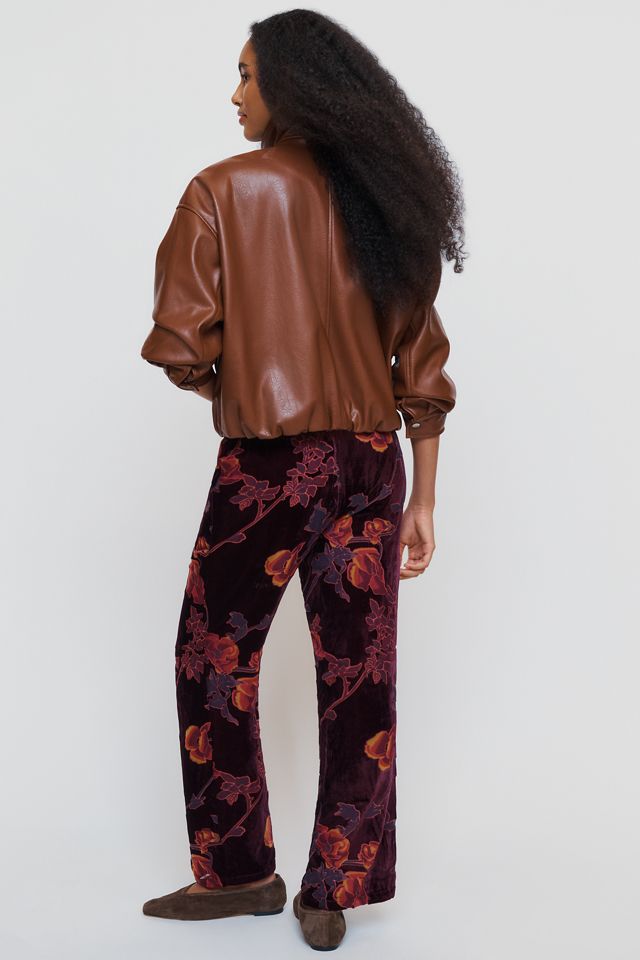 Siempre x Anthropologie Velvet Pull On Pants #3