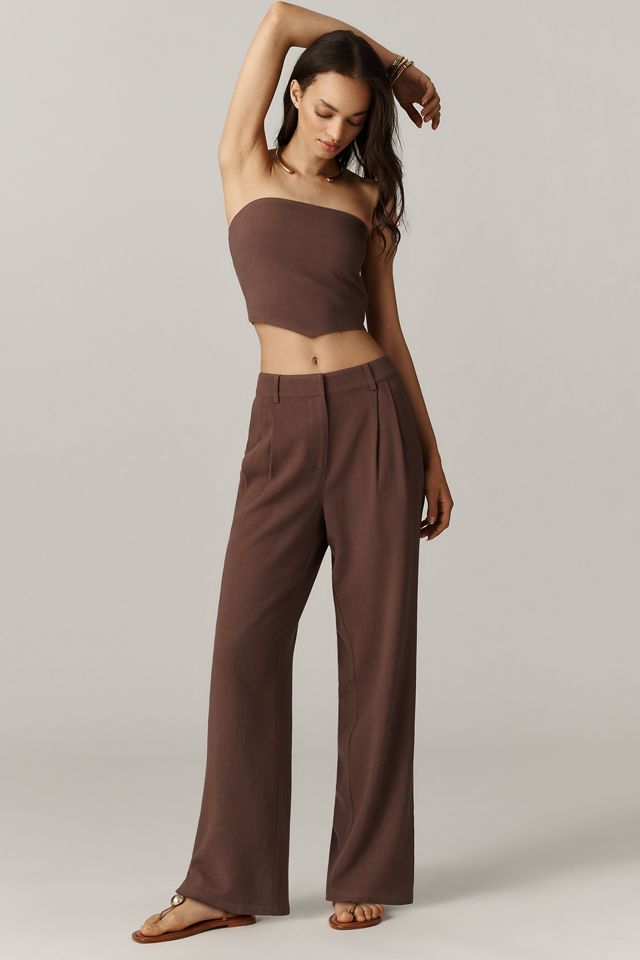 4th & Reckless Macie Linen Blend Trousers #1