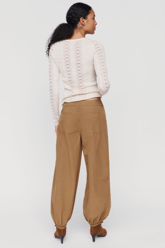 RAISONNEL 100% Cotton Balloon Jogger Pants #2
