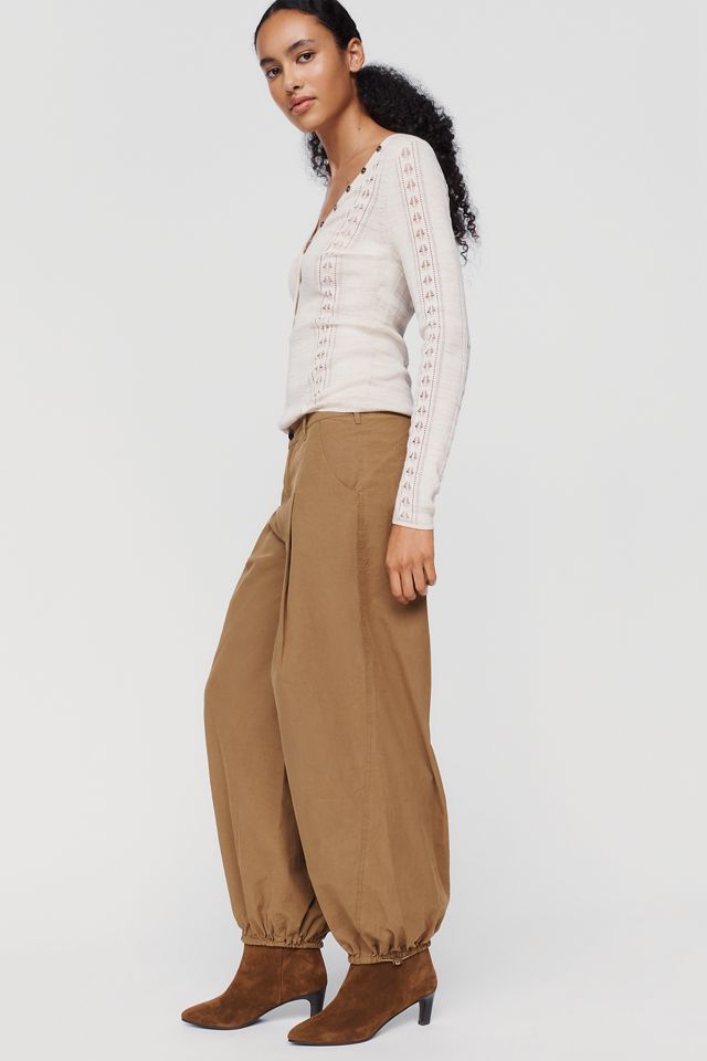 RAISONNEL 100% Cotton Balloon Jogger Pants #3