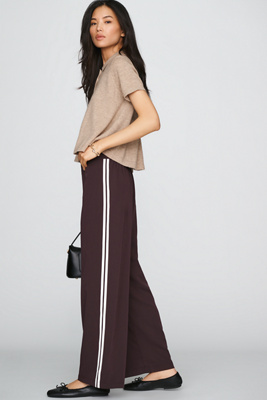 Raisonnel Side Stripe Pants In Purple