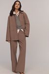 パンツ THEORY Woman Pants Multicolor O0701209 E2E Theory Utility Wide-Leg Pants | Anthropologie