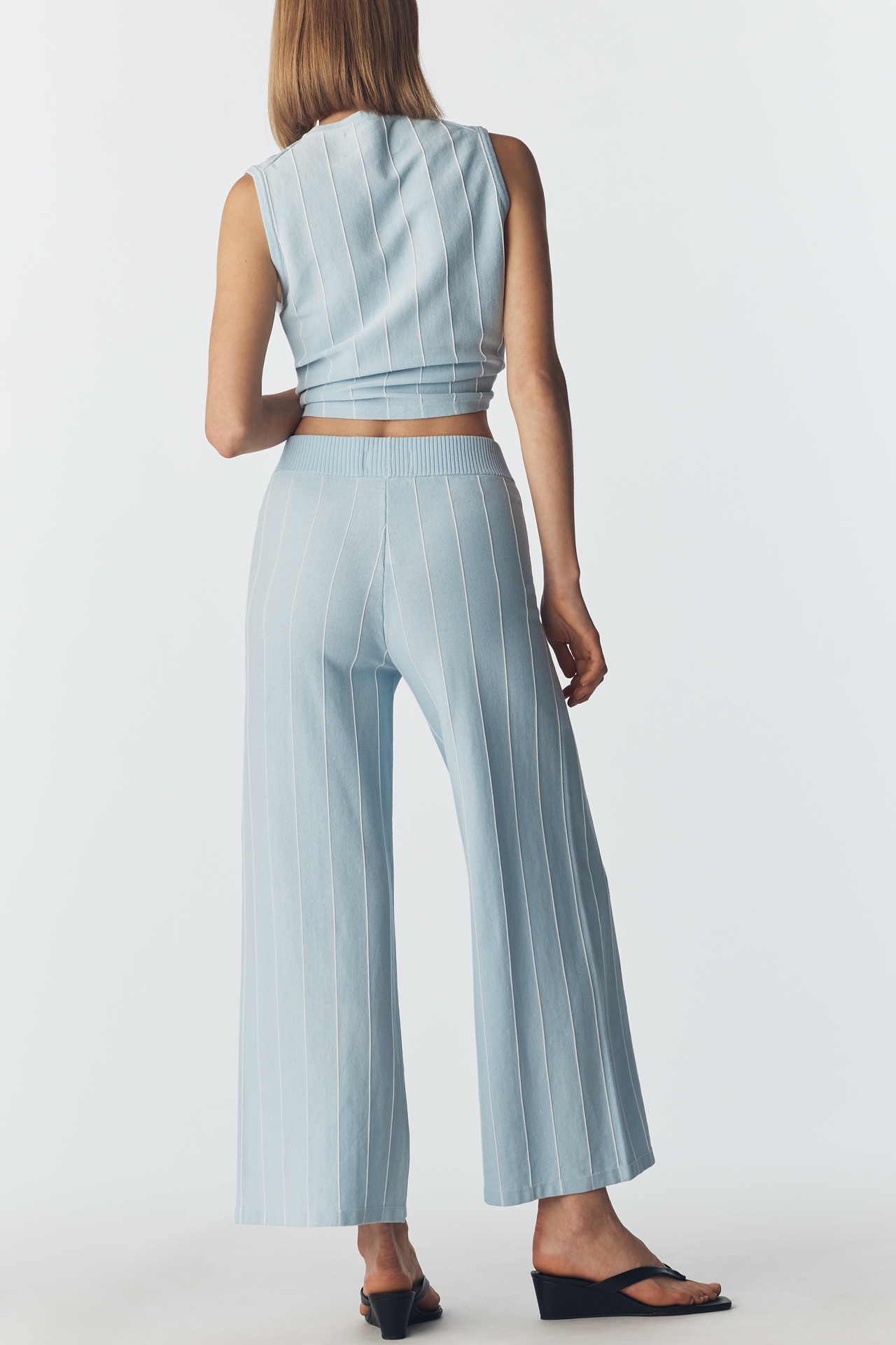 The Tiny Big Sister Striped Knit Pants