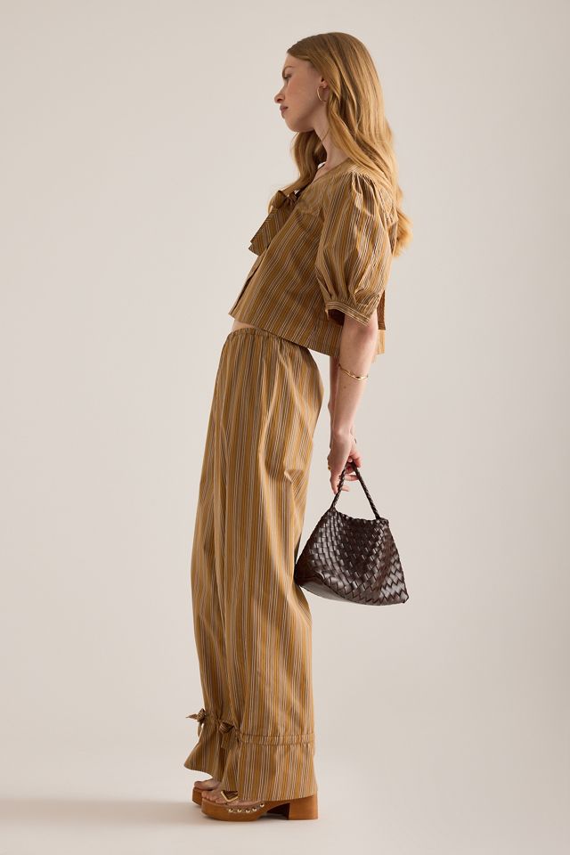 The Tiny Big Sister Stripe Bow Trousers #1
