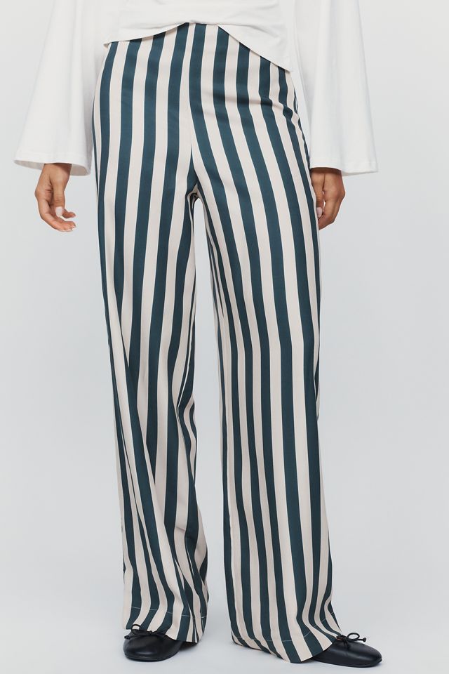 The Tiny Big Sister High-Rise Striped Pants #1