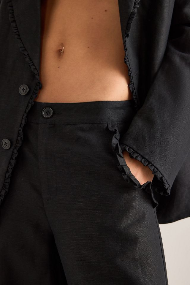 OpéraSPORT Gia Linen-Blend Balloon Trousers #4