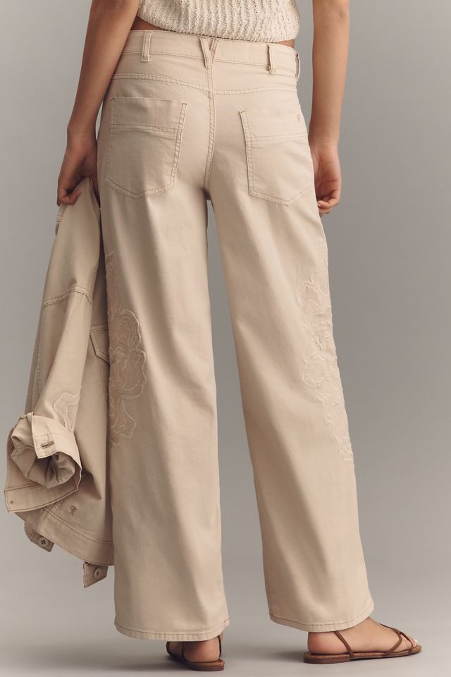Pilcro Mason Novelty High-Rise Wide-Leg Pants #3