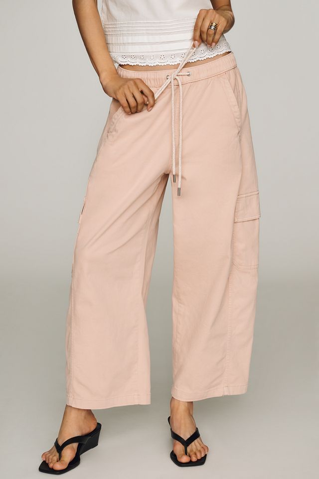Pilcro Izzie Relaxed Pull-On Cargo Barrel Pants #1