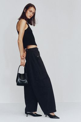 Pilcro Aero Wide-Leg Cargo Pants