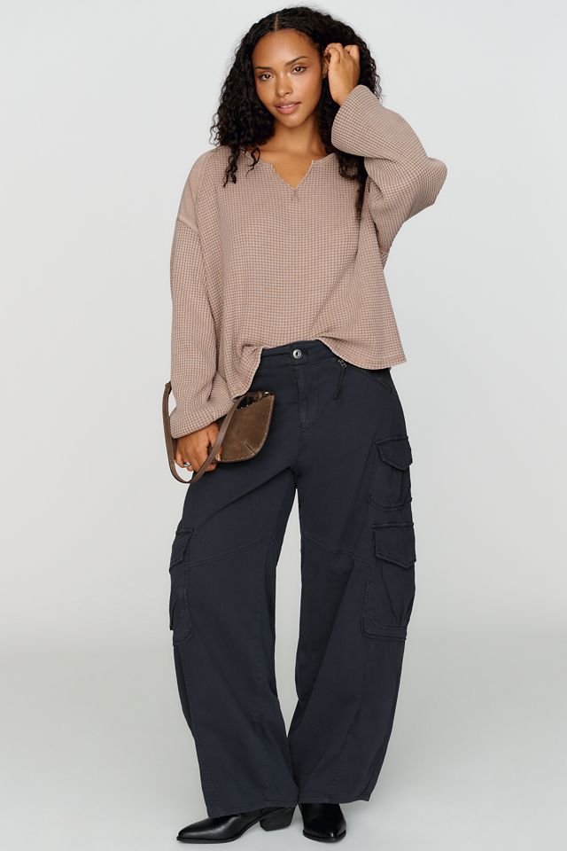 Pilcro Aero Wide Leg Cargo Pants #8