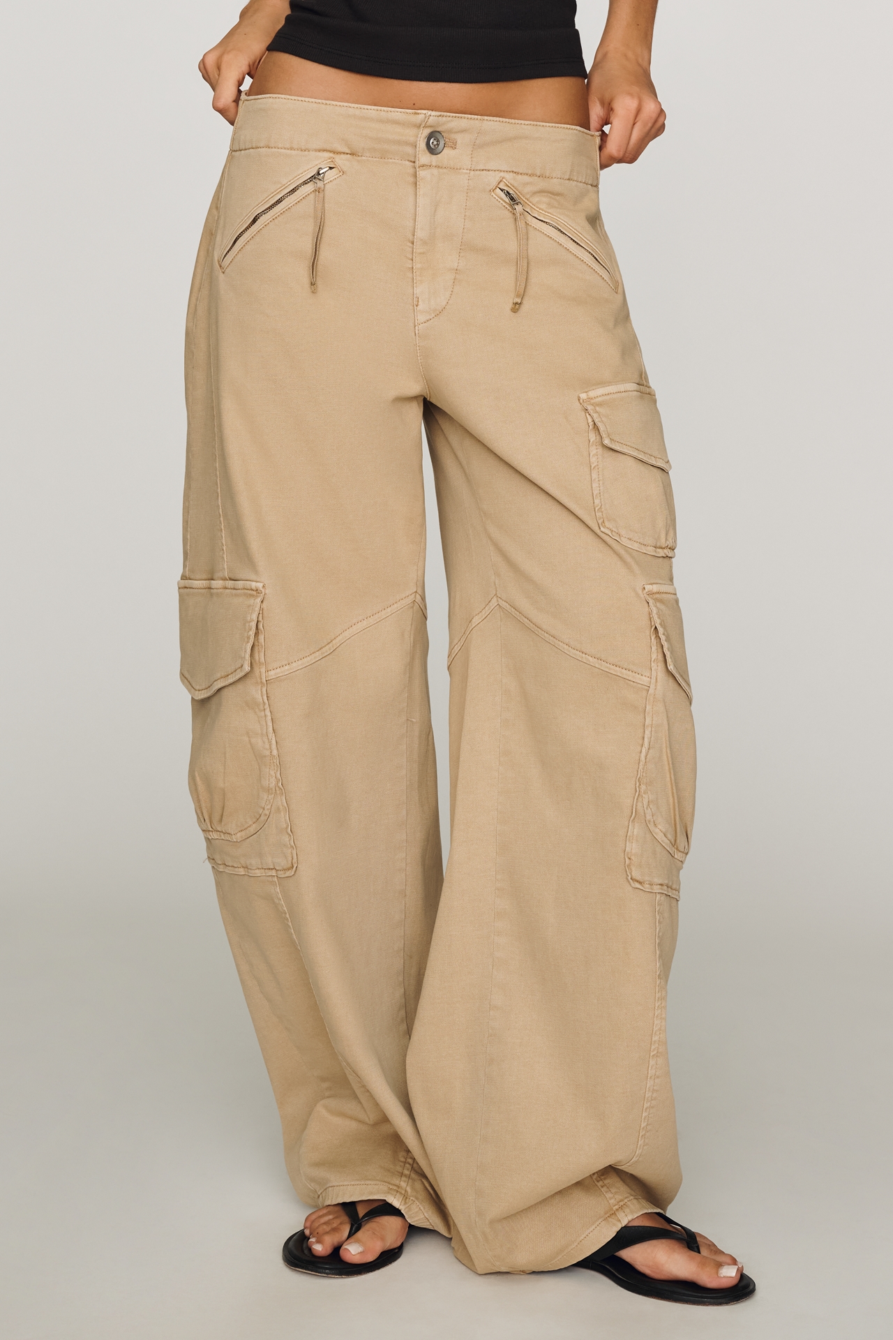 Pilcro Aero Wide-Leg Cargo Pants