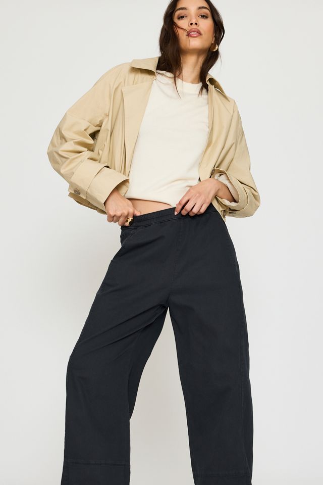 Pantalon tonneau décontracté à enfiler Izzie par Pilcro #1