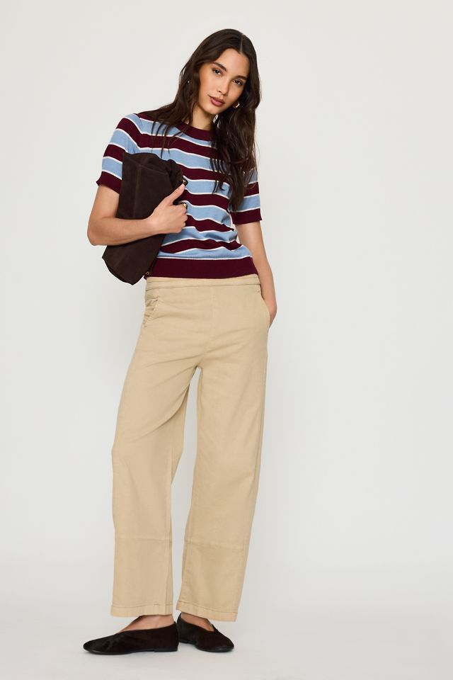 The Izzie Relaxed Pull-On Barrel Trousers by Pilcro #2