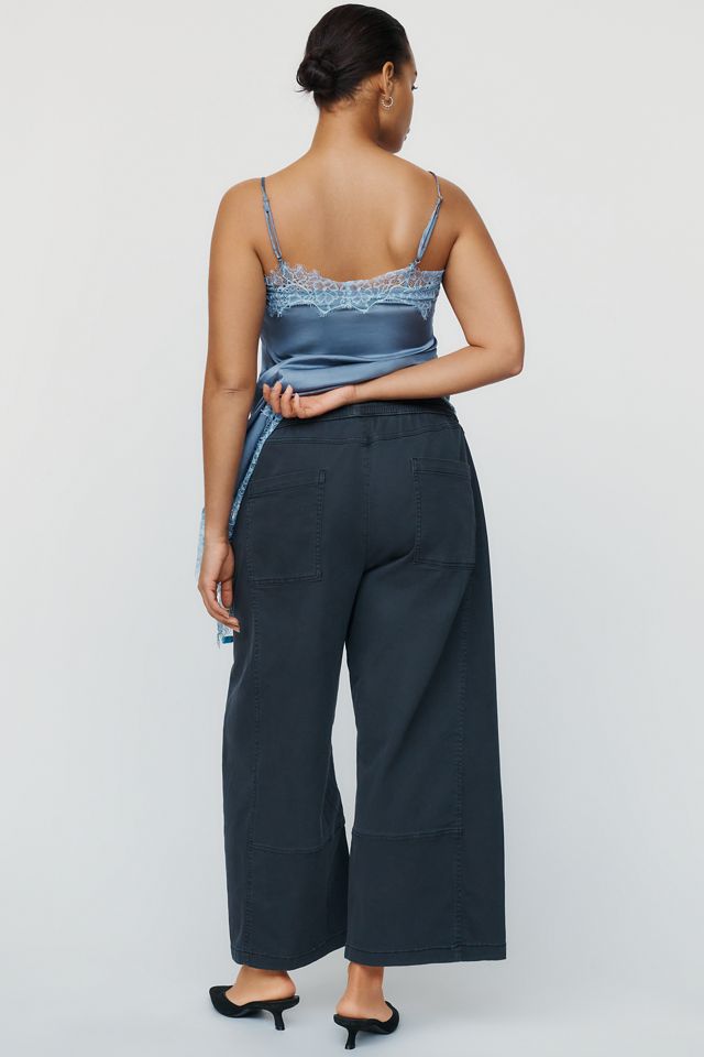 Pilcro Izzie Cropped Mid-Rise Barrel-Leg Pants #3