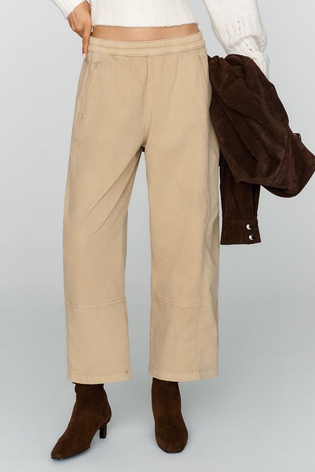 Pilcro Izzie Cropped Mid-Rise Barrel-Leg Pants #2