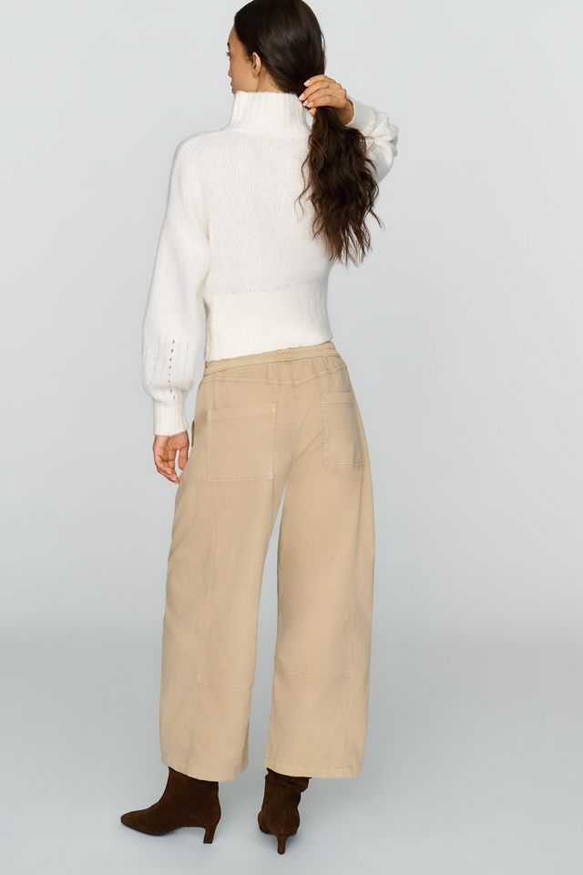 Pilcro Izzie Cropped Mid-Rise Barrel-Leg Pants #5