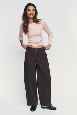 Pilcro Aero Chino-Hose mit weitem Bein