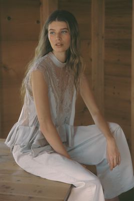 Pilcro Aero Wide-Leg Chino Pants