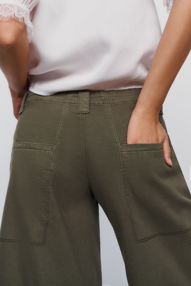 Pilcro Mid Rise Wide Leg Culotte Pants #4