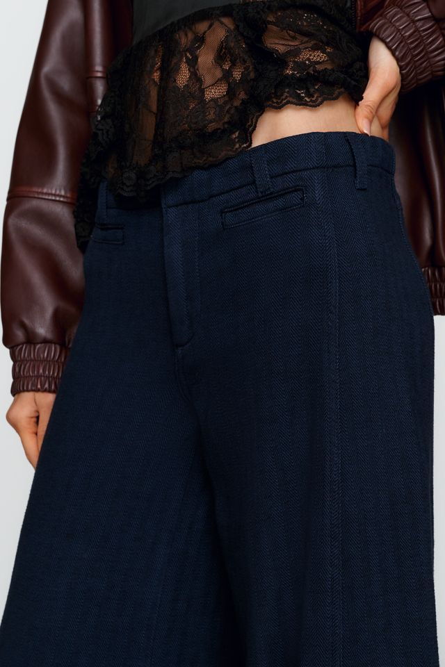 Pilcro Lola Mid-Rise Wide-Leg Palazzo Trousers #3