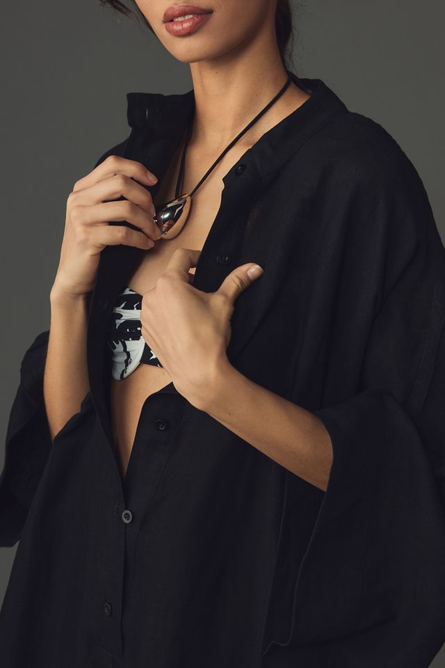 Corey Lynn Calter Long-Sleeve Waistless Jumpsuit | Anthropologie