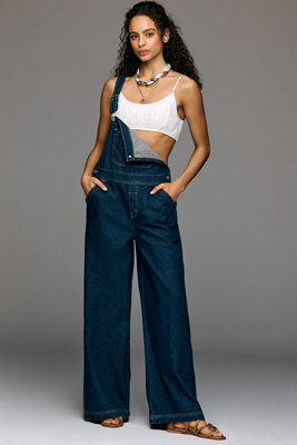 Levi's　ダブルニーオーバーオール　ブルー　32×32 4124045650007_091_b