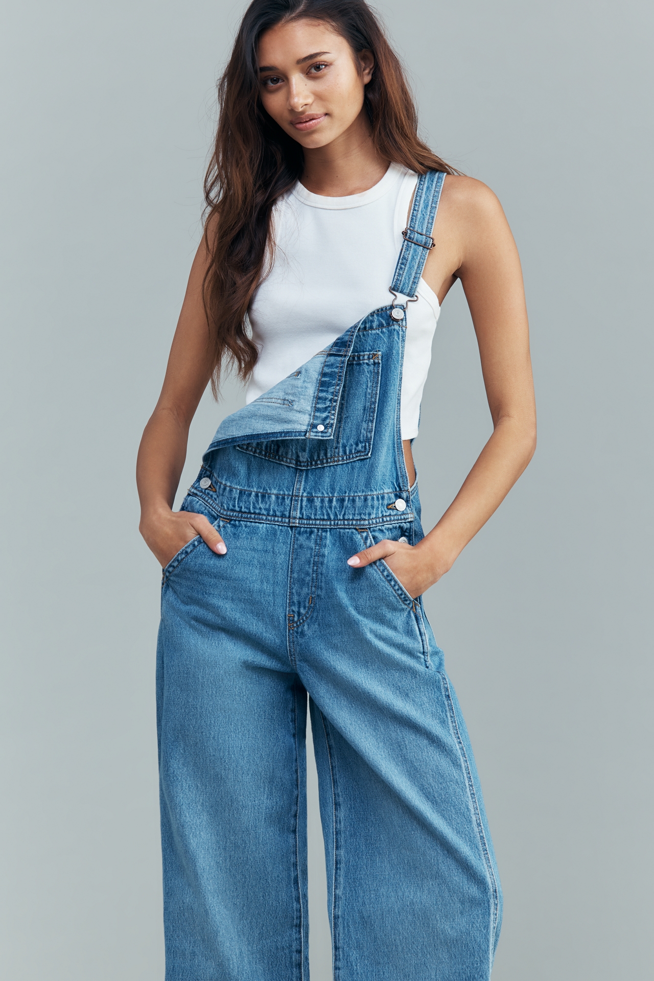 Levi's Full-Length Baggy Denim Overalls