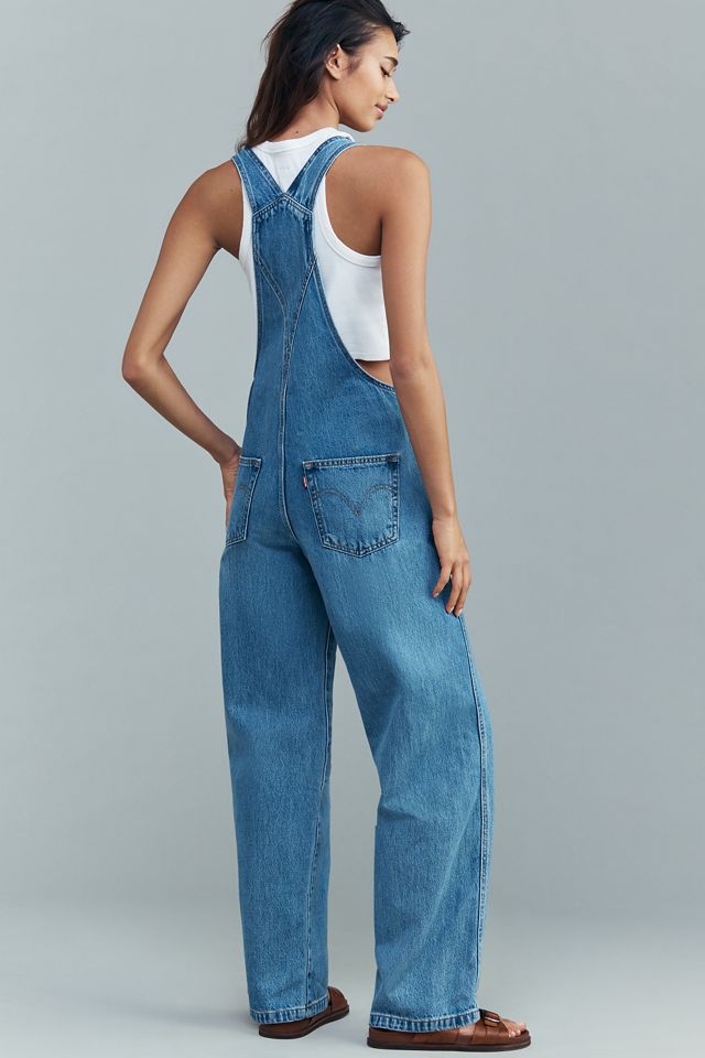 Levi's Full-Length Baggy Denim Overalls | Anthropologie