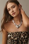 Bishop + Young Elva Strapless Tie-Front Leopard Jumpsuit