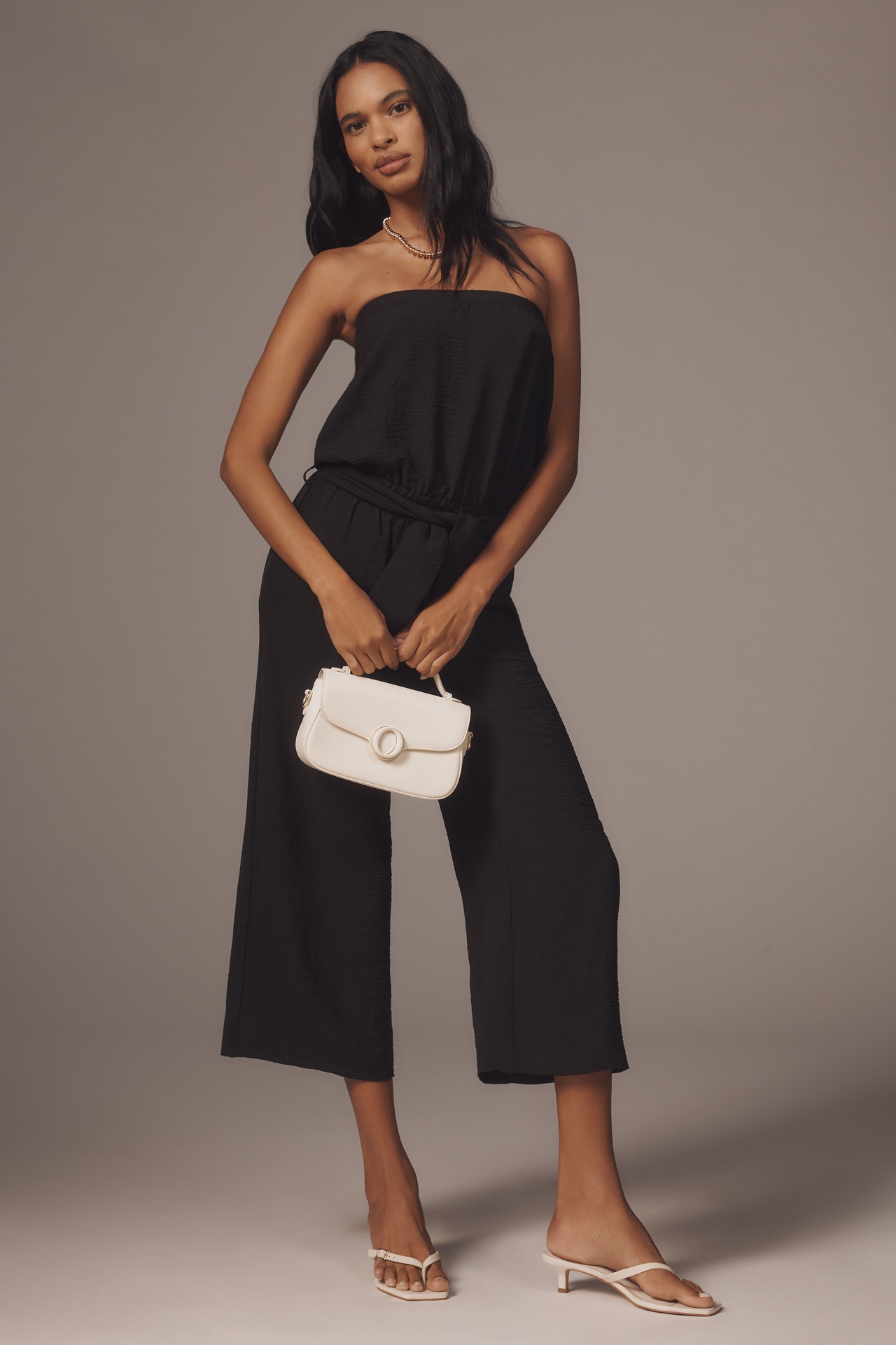 Bishop + Young Free Spirit Strapless Crop Jumpsuit