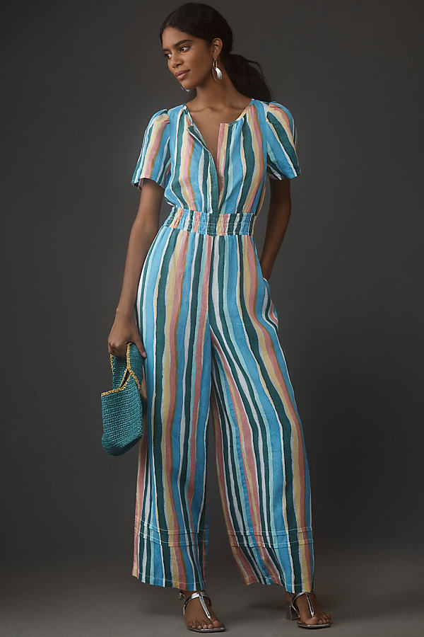 The Somerset Collection By Anthropologie The Somerset Jumpsuit In Multicolor