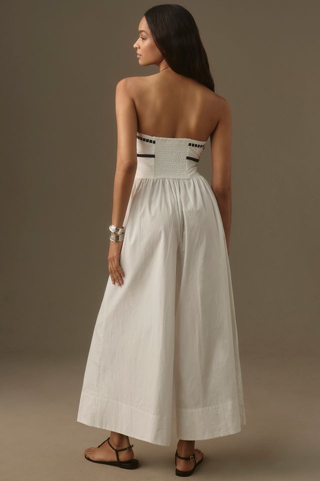 Maeve Bustier Strapless Jumpsuit #1