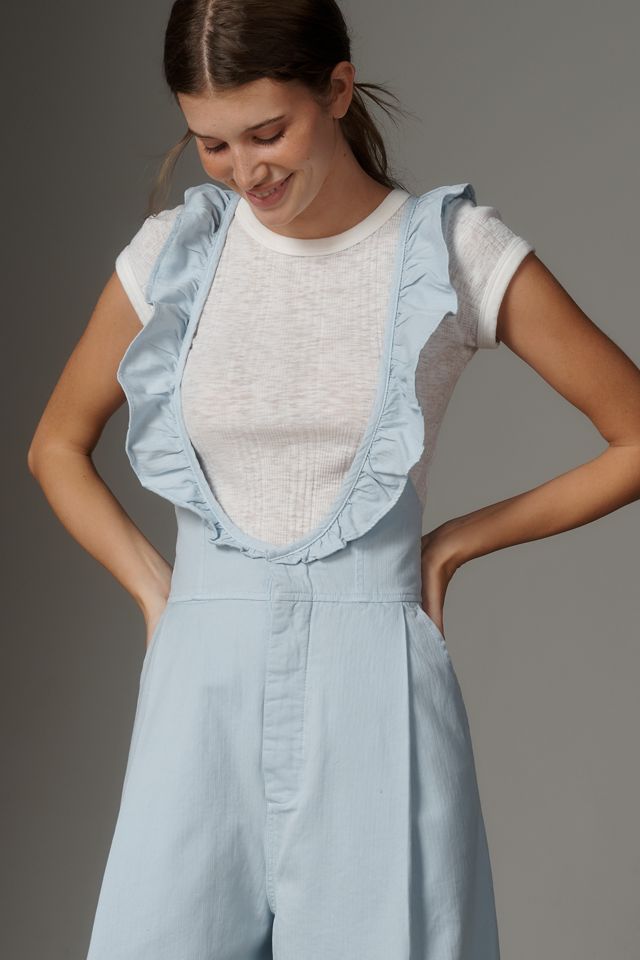 By Anthropologie Eyelet Washed Overalls | Anthropologie