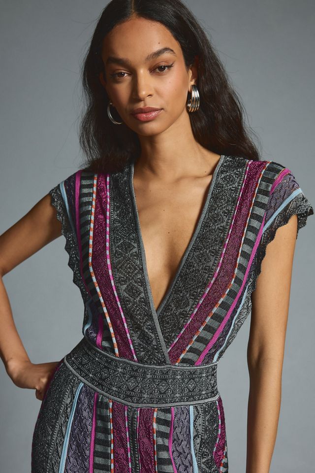 Cecilia Prado Striped Deep-V Jumpsuit #2