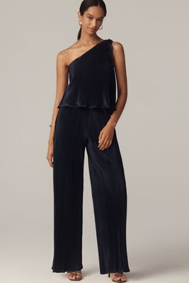 En Elly Twofer Plissé Jumpsuit