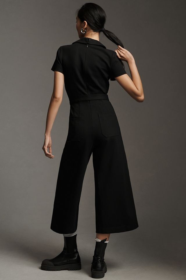 Maeve (Anthropologie) - Black Adjustable Spaghetti Strap Jumpsuit - Si –  Superior Thrift