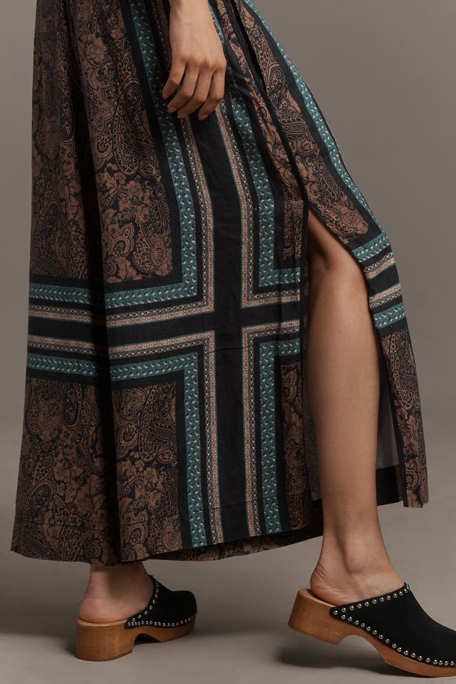 By Anthropologie Bedruckter Jumpsuit mit weitem Bein #2