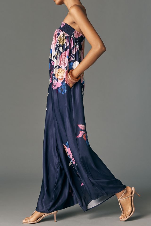 Maeve Printed Fluid Wide-Leg Jumpsuit #3