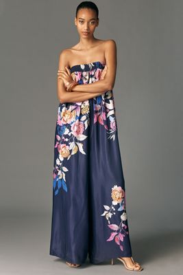 Maeve Printed Fluid Wide-Leg Jumpsuit