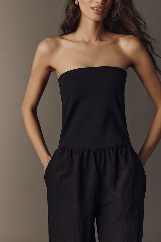 Maeve Strapless Twofer Jumpsuit | Anthropologie