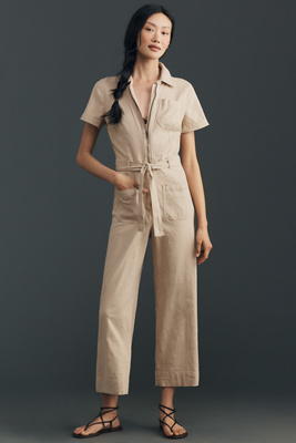 Colette Linen Jumpsuit by Maeve